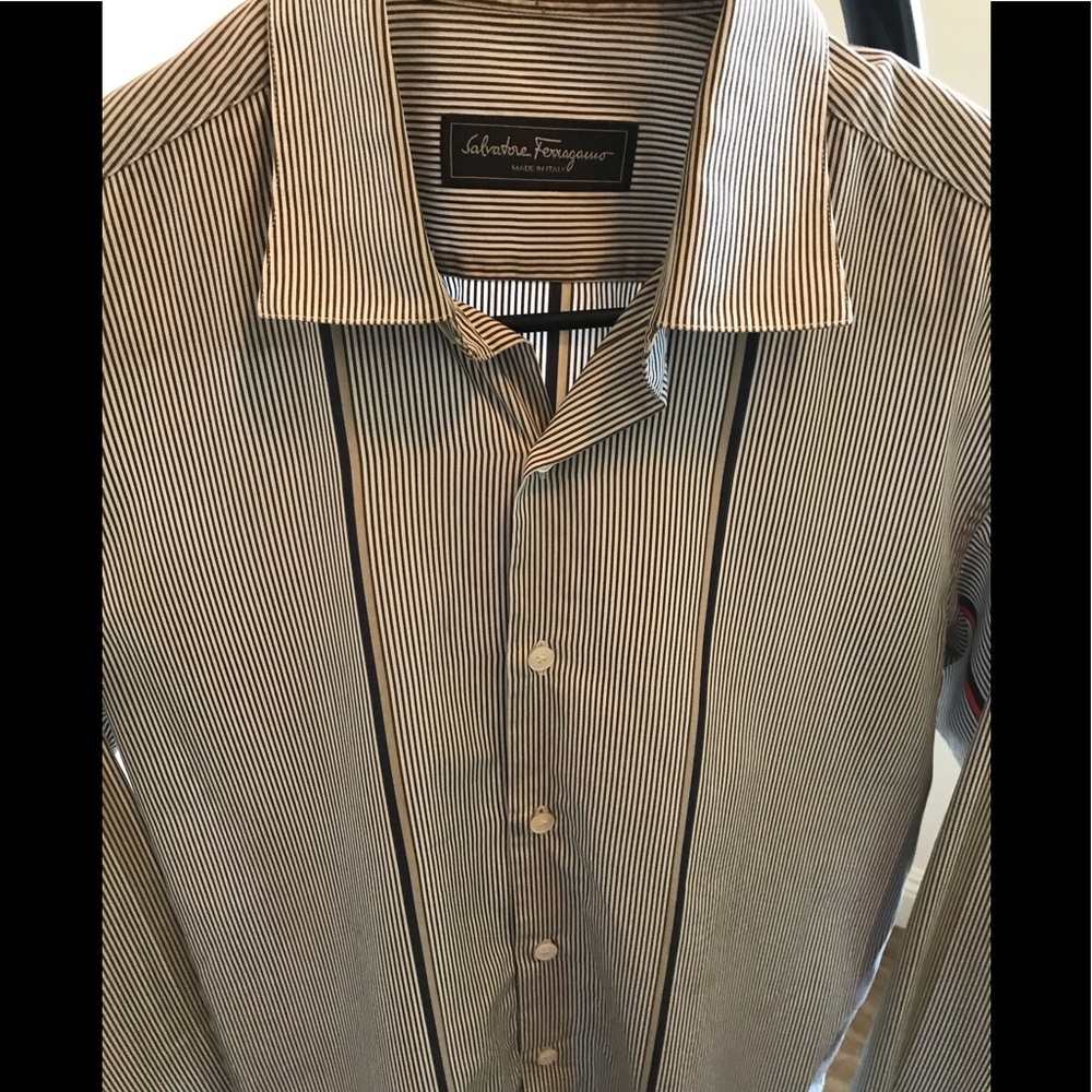 Salvatore Ferrgamo Men’s Dress Shirt